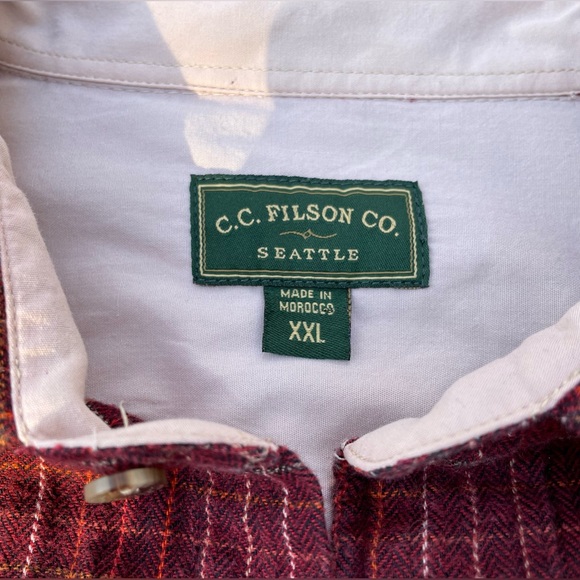 C.C. Filson Men’s Shirt, Size XXL - Picture 7 of 11